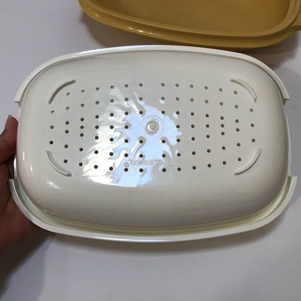 Tupperware Vintage 3 Piece Microwave Steamer